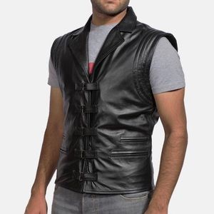 Vintage leather vest